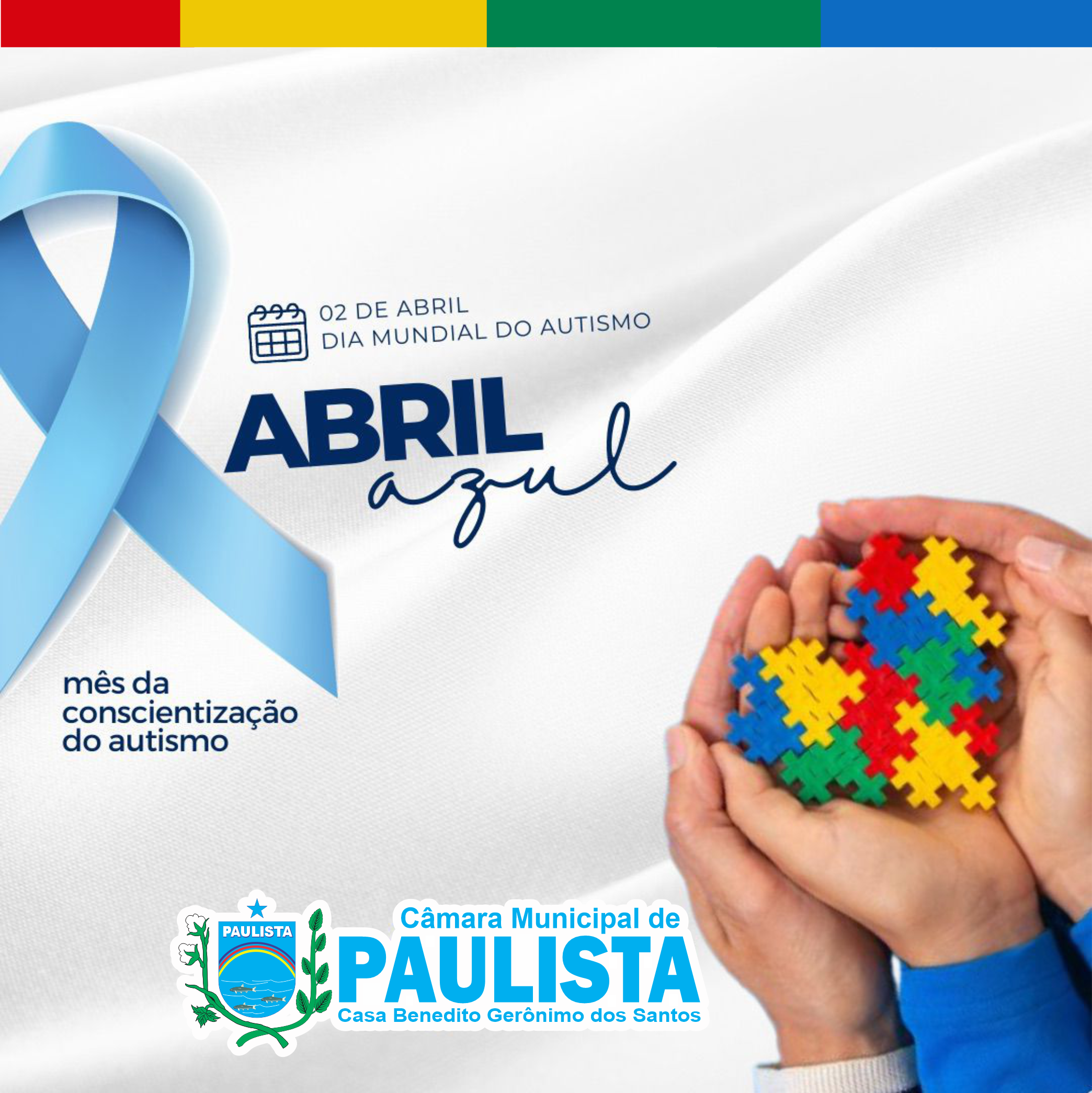 O mês de abril é voltado a campanha ‘Abril Azul’ de conscientização do autismo